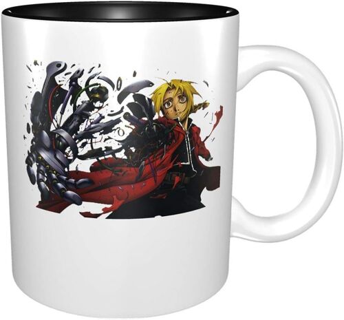 Fullmetal Alchemist Edward Elric Anime Ceramic Cup Coffee Mug Unique Funny Coffee Mug Novelty Travel Mug For Men & Women Tea Mugs & Coffee Cups-Fullmetal Alchemist13