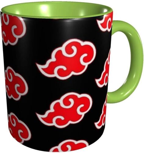 Personalized Double Color Coffee Mug-11oz Na-Ru-T-O_Akatsuki Red Cloud Printed Mug Novetly Mug