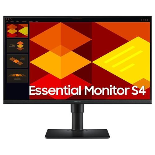 Samsung Essential S4 S24D402GAU - S40GD Series - écran LED - 24" - 1920 x 1080 Full HD (1080p) @ 100 Hz - IPS - 250 cd/m² - 1000:1 - 5 ms - 2xHDMI, DisplayPort - noir