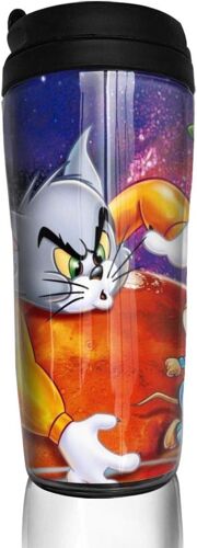 Tom And Jerry Travel Coffee Mugs Double Wall Vacuum Tumblers Insulated Thermos Mug -12 Oz