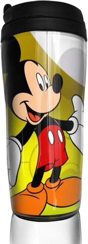 Mickey Mouse Travel Coffee Mugs Double Wall Vacuum Tumblers Insulated Thermos Mug -12 Oz
