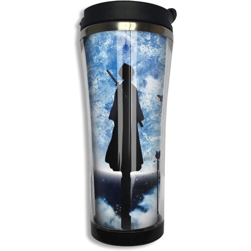 Bleach Anime 3d Coffee Cup 14oz Stainless Steel Double Wall Water Bottle Portable Tumblers Travel Mugs 420ml