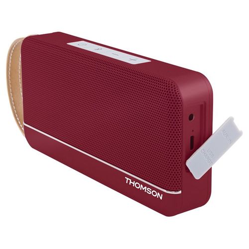 Enceinte sans fil portable rouge métallisé Thomson WS02RM