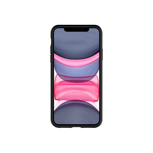 Spigen Liquid Air - Coque De Protection Pour Téléphone Portable - Polyuréthanne Thermoplastique (Tpu) - Noir Mat - Pour Apple Iphone 11