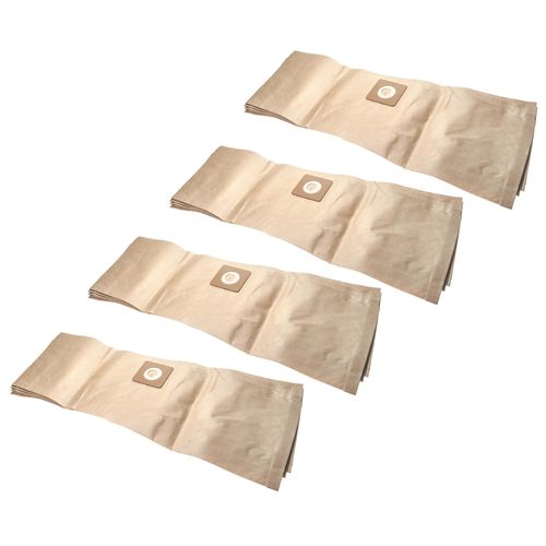 vhbw 20x sacs remplacement pour Bosch 2609256F33 pour aspirateur - papier, 85,4cm x 26.9cm, marron