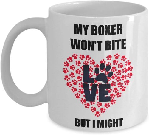 Cadeaux Amusants Pour Les Amoureux Des Chiens Boxer, Propriétaires, Femmes, Hommes, Maman, Papa, Épouse, Mari, Mères, Fête Des Pères ? Tasse À Café, Tasse À Thé
