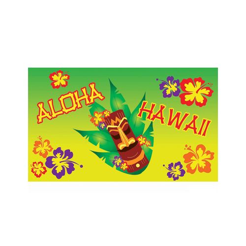 Décoration Murale Aloha En Tissu 90 X 150 Cm