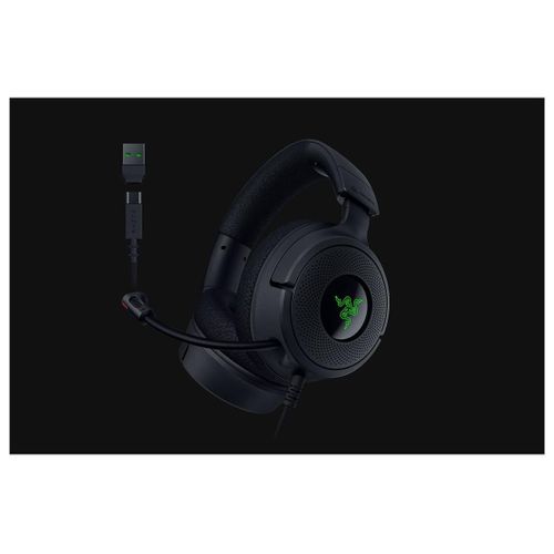 Razer Kraken V4 X - Micro-casque - circum-aural - filaire - USB-C - isolation acoustique