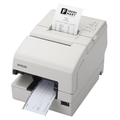 Epson TM H6000IV - Imprimante de reçus - thermique en ligne/matricielle - 230 x 297 mm, Rouleau (7,95 cm) - 9 pin - USB, série - blanc
