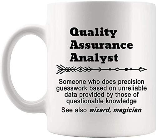 Définition D'analyste D'assurance Qualité Signifiant Tasse Présente-Tasse À Café 11oz-Tasses Gag Pour Hommes Femmes T-Shirt Tasses Tasses