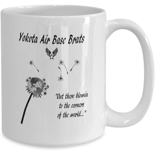 Yokota Air Base Brats Mug Tasse À Café Tasse Alphabet Anglais Mère Tasse Tasse À Café Mignonne En Céramique Tasse Résistante À La Chaleur Tasse À Thé En Céramique
