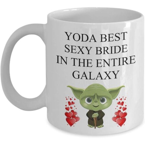 Anniversaire De Mariage Anniversaire Noël Cadeaux Sexy Pour La Mariée Elle De La Part Du Marié Partenaire Amant Star Wars Jedi Yoda Tasse À Café Personnalisée Drôle