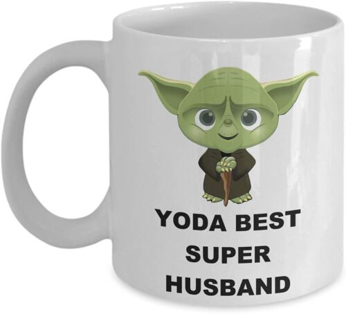 Yoda Best Super Husband ? Anniversaire Fête De Noël Cadeaux Sexy Pour Hommes Lui Pères Saint Valentin Famille Star Wars Jedi Fans Cup Mug
