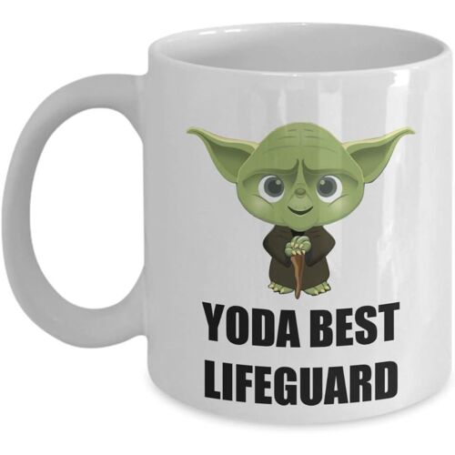 Cadeaux De Fête D'anniversaire De Noël Pour Le Personnel Des Sauveteurs, Employés, Collègues, Hommes, Femmes, Amis Star Wars Yoda, Meilleure Tasse À Café Amusante Personnalisée