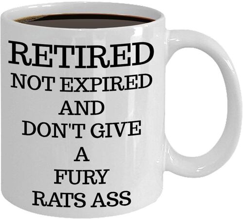 Meilleurs Cadeaux D'anniversaire Amusants Pour Les Parents Retraités, Grand-Mère, Grand-Père, Grands-Parents, Épouse, Mari, Maman, Papa, Ami, Fils, Famille, Surprenez-La, Lui, Les Hommes. Tasse À Café Blanche