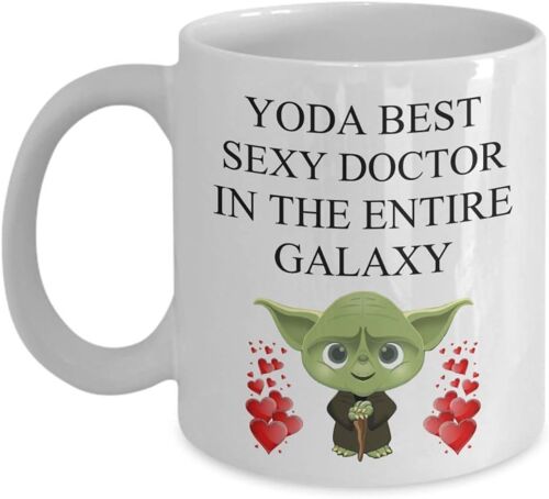 Anniversaire De Mariage Anniversaire Noël Cadeaux Sexy Pour Docteur Mari Femme Lui Hommes Partenaire Amant Star Wars Jedi Yoda Drôle Tasse À Café Personnalisée