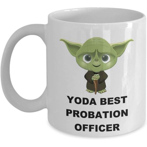 Yoda Meilleur Agent De Probation ? Cadeaux De Fête D'anniversaire De Noël Pour Le Personnel Des Employés, Mari, Femme, Homme, Femme, Fils, Fille, Star Wars Jedi Mug À Café