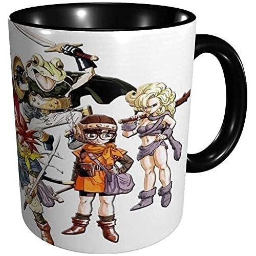 Chrono Trigger Mugs Comics Anime Tasses À Café Nouveauté Cadeau Tasse À Café En Céramique Maison Voyage Tasses À Café Tasse Tasse-Noir