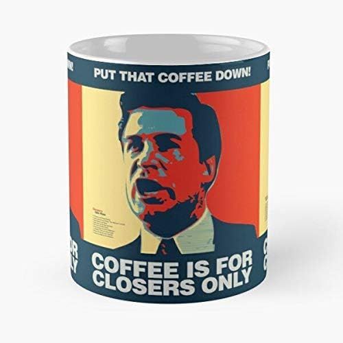 Mettez Ce Café Vers Le Bas Le Café Est Réservé Aux Plus Proches Mug Classique