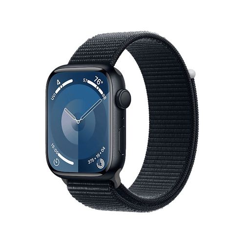 Apple Watch Series 9 GPS - Boîtier Aluminium 45 mm Minuit - Bracelet Boucle