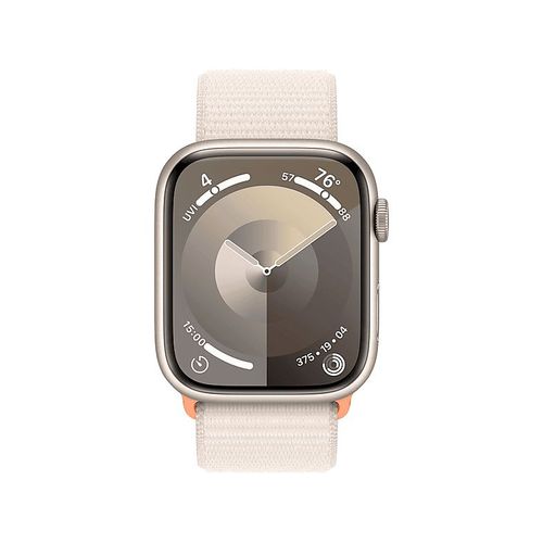 Apple Watch Series 9 GPS + Cellular - Boîtier Aluminium 45 mm Lumière stellaire