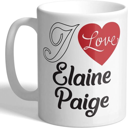 J'aime Elaine Paige - Tasse