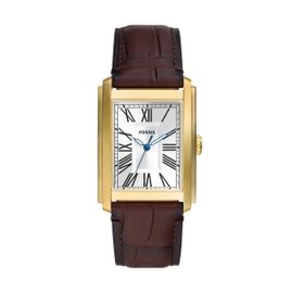 Montre Homme Fossil En Cuir Marron Etanche