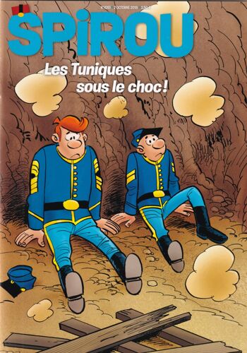Spirou Magazine - N°4251 - 2 Octobre 2019 - Les Tuniques Sous Le Choc