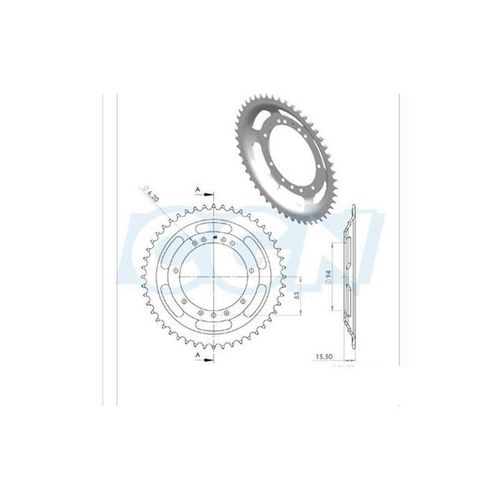 Couronne Cyclo Adaptable 103 Rayons 48dts (D94) 11 Trous