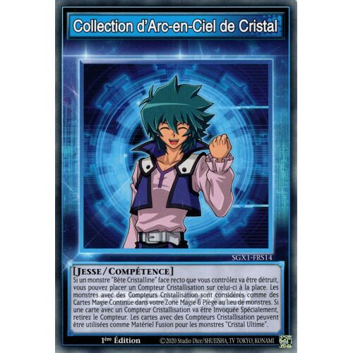 Yu Gi Oh Sgx1 Frs14 Collection D'arc En Ciel De Cristal