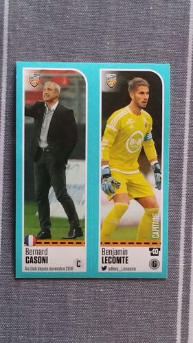 Image 302 Et 303 Panini Foot 2017 -Bernard Casoni- -Benjamin Lecomte- Lorient-