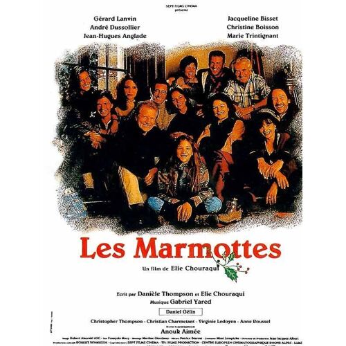 Les Marmottes - 1993 - Jacqueline Bisset - 120x160cm - Affiche Originale De Cinema - Envoi Plié