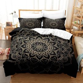 Housse De Couette En Microfibre ¿¿ Th¿¿Me Mandala Ensemble De Literie Zipp¿¿ En Comprenant Housse De Couette Et / Taie D'oreiller Ex¿¿Cution Fine (M