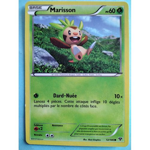 Carte Pokémon N° 650 Marisson