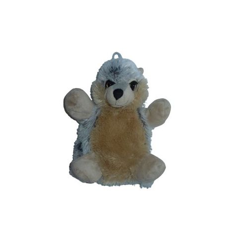Doudou marionnette chien loup Huski Roda Rodadou