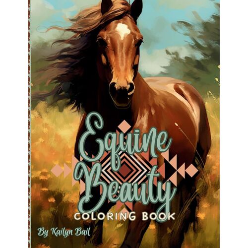 Equine Beauty Realistic Coloring Book