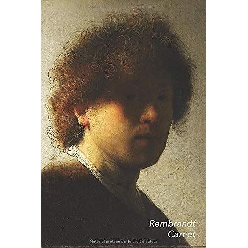 Rembrandt Carnet: Autoportrait Aux Cheveux Ébouriffés | Beau Journal | Idéal Pour L'école, Études, Recettes Ou Mots De Passe | Parfait Pour Prendre Des Notes