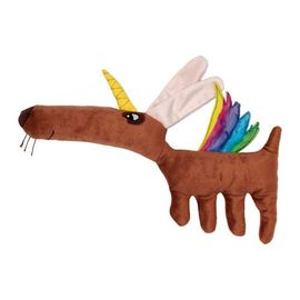Peluche Doudou Chien Marron Licorne Ikea Sagoskatt Jouet Enfant