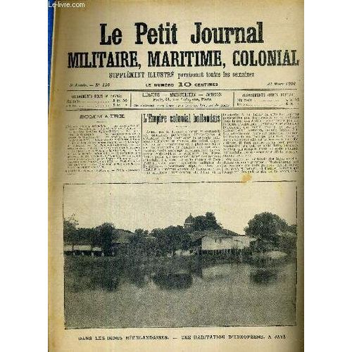 L'empire Colonial Hollandais Illustré Du'ne Photo D'une Habitation D'européens À Java (Indes Néerlandaises).