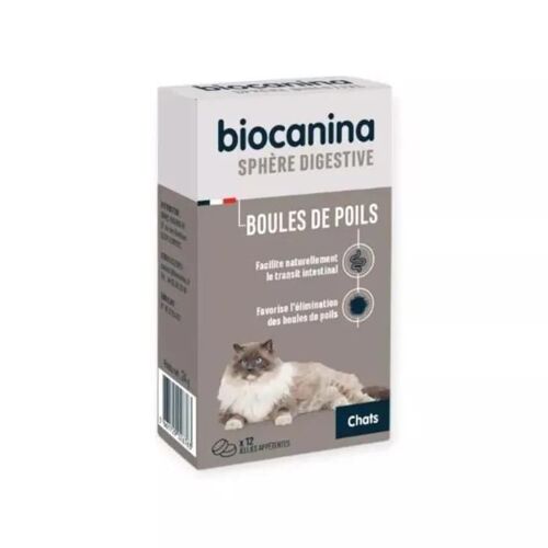Biocanina Digestive Chat Anti- Boules De Poils Boîte De 12 Jellies Appétentes
