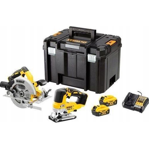 Kit 2 outils DEWALT DCK2012P2T-QW pour le travail du bois XR 18V 5Ah Li-Ion Brushless