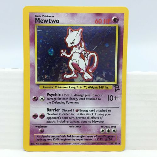 [Base Set 2] Mewtwo Holo (Near Mint Condition)