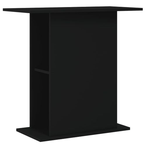 Vidaxl Support Pour Aquarium Noir 75x36x72,5 Cm Bois D'ingénierie
