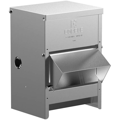 Mangeoire À Poulets À Trémie D'extérieur Avec Visière 24 Kg, 47x20x50 Cm