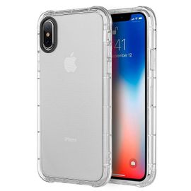 Pour Apple iPhone XS / X : Coque élégante anti-chocs TPU Caoutchouc, Transparent