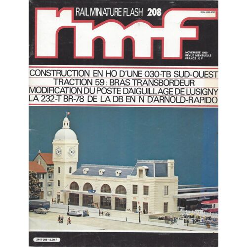 Rmf - Rail Miniature Flash 208 - Novembre 1980