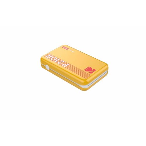 Kodak Photo Printer Mini 2 Retro - Imprimante - couleur - thermique par sublimation - 53.3 x 86.4 mm jusqu'à 1 min/page (couleur) - Bluetooth - jaune