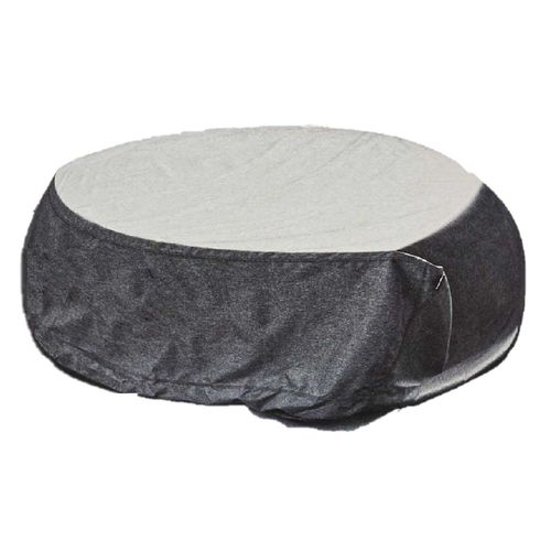 Housse De Protection Pour Table Ronde Hambo - 200 X 200 X 80 Cm - Gris