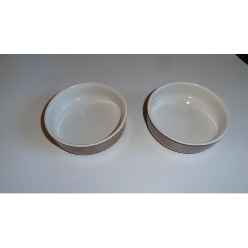 2 Ramequins Doré Cuivré