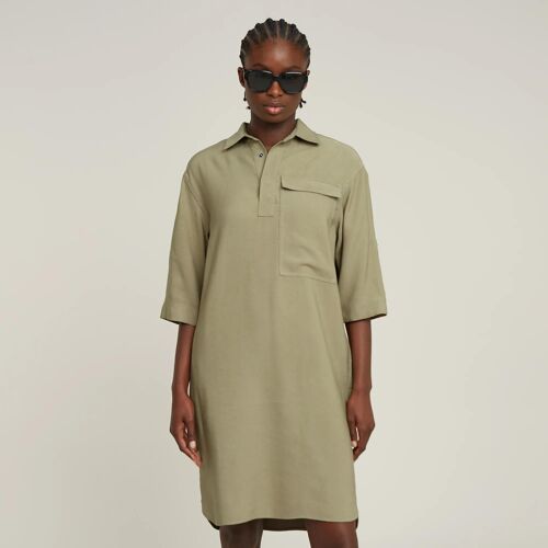 Robe-Chemise - Vert - Femmes